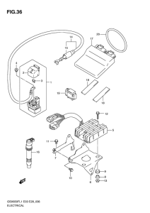GSX650F (ABS) Equipo electrico