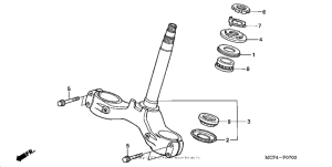 RVT1000R Траверса нижняя