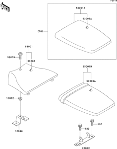 ZX400 Сиденье