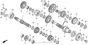 VF750C Трансмиссия