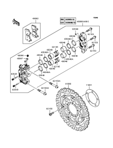 ZR1000 Передний тормоз