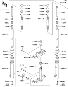  Передняя вилка