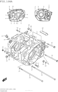 LS650 Картер двигателя