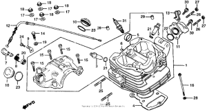 XL200R Головка цилиндров