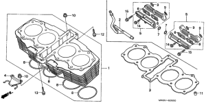 CB750F Цилиндр