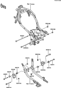 ZX1000 Рама ,крепежные детали