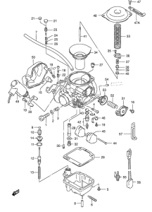AN125 Carburetor assy