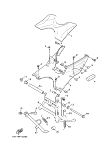 XC125 ｽﾀﾝﾄﾞ & ﾌｰﾄﾚｽﾄ