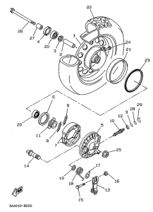 CW50 Переднее колесо