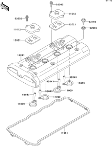 ZR1200 Крышка головки цилиндров