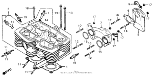 CM200 Головка цилиндров