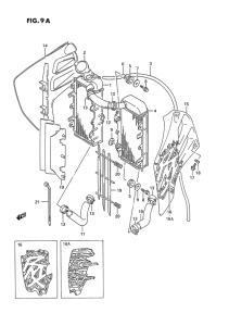 RMX250 Радиатор