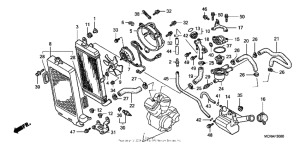 VT750DCA A Радиатор
