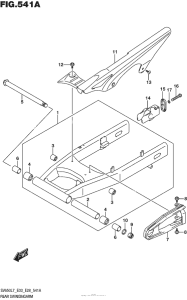 SV650 Rear Swingingarm
