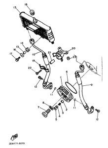 FZ600 Масляный картер