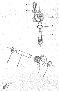 TZR50 Тахометр
