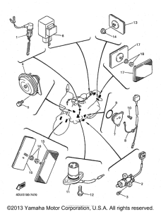XJ600SKC Электрика