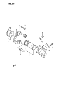 RM80 Передний суппорт