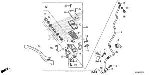 CTX700N Front Brake Master Cylinder (Ctx700N)