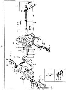 CT90 Carburetor k1