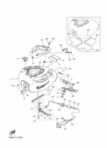 XVS1100 XVS11A Tank fuel