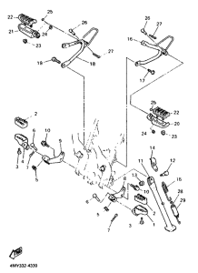 XTZ660 (35.3KW) Stand. footrest