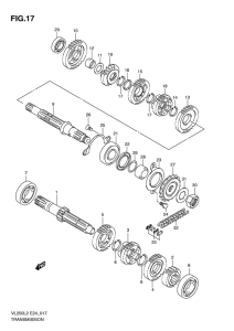 VL250 Трансмиссия