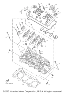 YZF-R1 Головка цилиндров