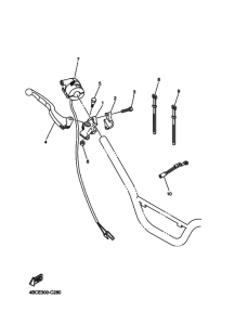 PW80 Interruptor  manillar&palanc