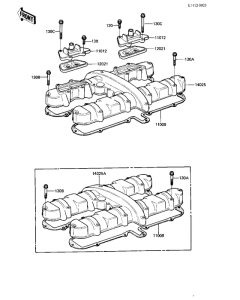 KZ440 Cylinder head covers