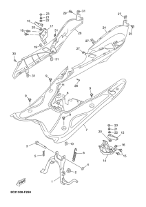 YN50 Stand & footrest