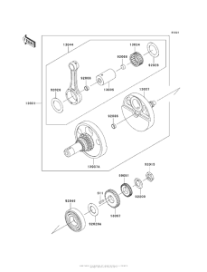 KL650 Коленвал