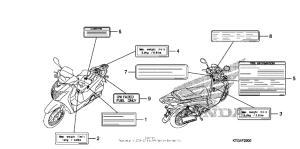 SH150I Лейбл предостережения