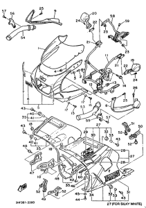 FZR600 Обтекатель 1