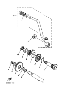 TZR125 Стартер