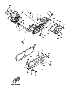 EW50 Картер двигателя