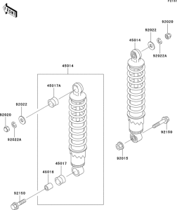 ER500 Подвеска  /  амортизатор