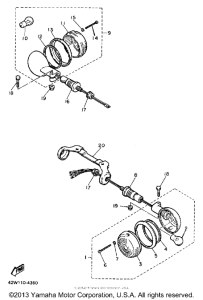 XJ700S Поворотники