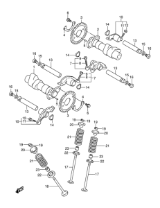 VL250 Распредвал -клапана