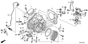 MSX125 Головка цилиндров
