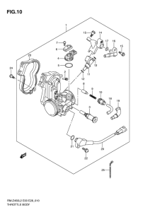 RM-Z450 Дроссель
