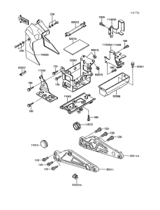 Z550 Короб для АКБ