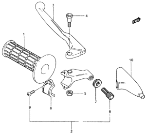 RM500 Left handle grip