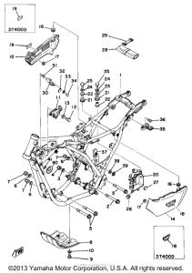 DT400D Frame - side cover