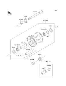 KX500 Переднее колесо