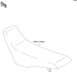 KLX300R Сиденье