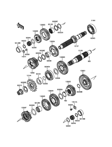ER650 Трансмиссия