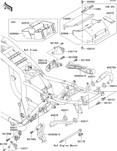 ZR1200 Рама ,крепежные детали