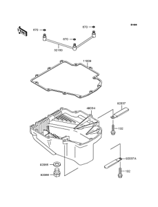 ZR250 Маслянный поддон