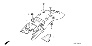 SLR650 Заднее крыло
